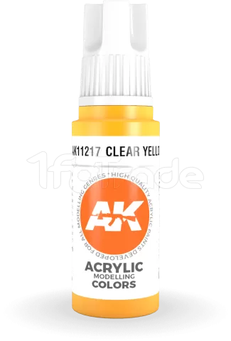 Photo de Ak Interactive  Pot de Peinture - Clear Yellow (17 ml)