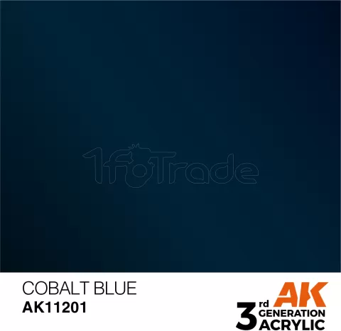 Photo de Ak Interactive  Pot de Peinture - Cobalt Blue (17 ml)