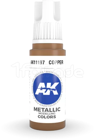 Photo de Ak Interactive  Pot de Peinture - Copper (17 ml)