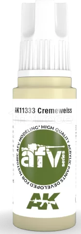 Photo de Ak Interactive  Pot de Peinture - Cremeweiss (17 ml)