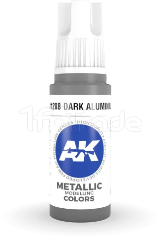 Photo de Ak Interactive  Pot de Peinture - Dark Aluminium (17 ml)