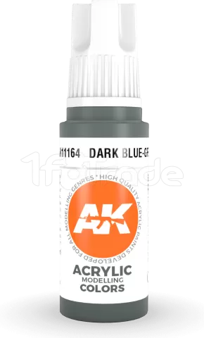 Photo de Ak Interactive  Pot de Peinture - Dark Blue-Grey (17 ml)