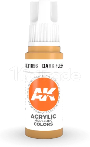 Photo de Ak Interactive  Pot de Peinture - Dark Flesh (17 ml)