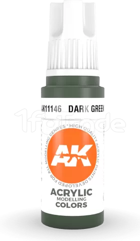 Photo de Ak Interactive  Pot de Peinture - Dark Green (17 ml)