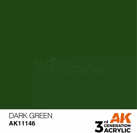 Photo de Ak Interactive  Pot de Peinture - Dark Green (17 ml)