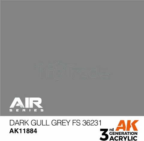 Photo de Ak Interactive  Pot de Peinture - Dark Gull Grey Fs 36231