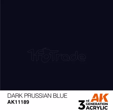 Photo de Ak Interactive  Pot de Peinture - Dark Prussian Blue (17 ml)