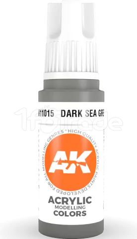 Photo de Ak Interactive  Pot de Peinture - Dark Sea Grey (17 ml)