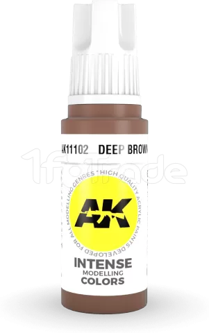 Photo de Ak Interactive  Pot de Peinture - Deep Brown (17 ml)