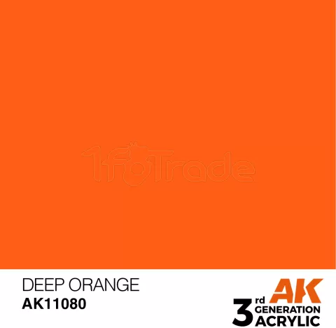 Photo de Ak Interactive  Pot de Peinture - Deep Orange (17 ml)