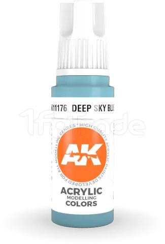 Photo de Ak Interactive  Pot de Peinture - Deep Sky Blue (17 ml)