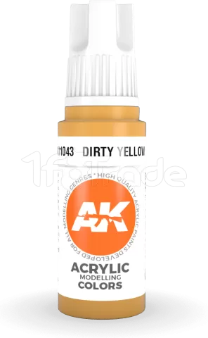 Photo de Ak Interactive  Pot de Peinture - Dirty Yellow (17 ml)