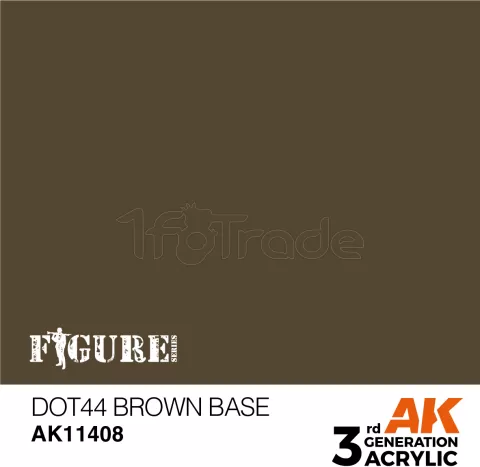 Photo de Ak Interactive  Pot de Peinture - Dot44 Brown Base (17 ml)