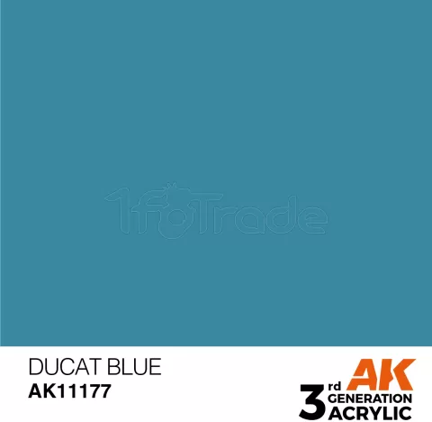 Photo de Ak Interactive  Pot de Peinture - Ducat Blue (17 ml)