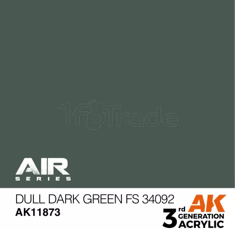 Photo de Ak Interactive  Pot de Peinture - Dull Dark Green Fs 34092