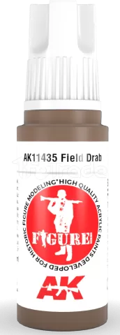 Photo de Ak Interactive  Pot de Peinture - Field Drab (17 ml)