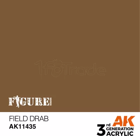 Photo de Ak Interactive  Pot de Peinture - Field Drab (17 ml)