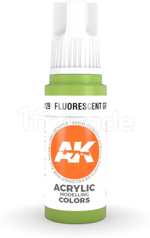 Photo de Ak Interactive  Pot de Peinture - Fluorescent Green (17 ml)