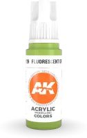 Photo de Ak Interactive  Pot de Peinture - Fluorescent Green (17 ml)