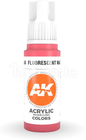 Photo de Ak Interactive  Pot de Peinture - Fluorescent Magenta (17 ml)