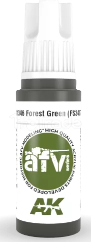 Photo de Ak Interactive  Pot de Peinture - Forest Green (Fs34079) (17 ml)