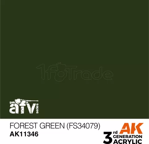 Photo de Ak Interactive  Pot de Peinture - Forest Green (Fs34079) (17 ml)