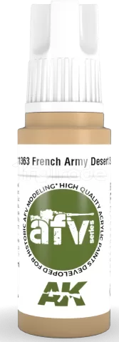 Photo de Ak Interactive  Pot de Peinture - French Army Desert Sand (17 ml)