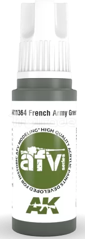 Photo de Ak Interactive  Pot de Peinture - French Army Green (17 ml)