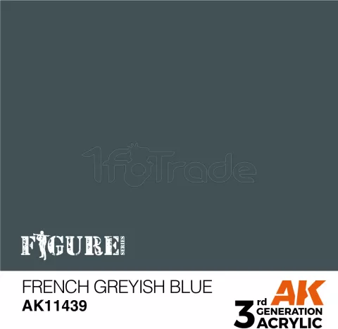 Photo de Ak Interactive  Pot de Peinture - French Greyish Blue (17 ml)