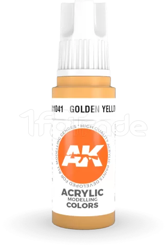 Photo de Ak Interactive  Pot de Peinture - Golden Yellow (17 ml)