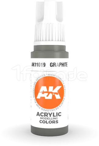 Photo de Ak Interactive  Pot de Peinture - Graphite (17 ml)