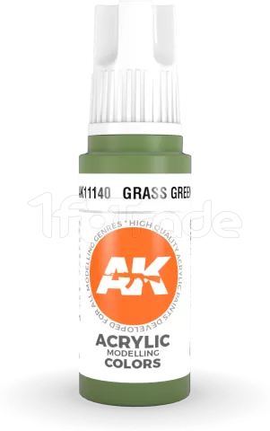 Photo de Ak Interactive  Pot de Peinture - Grass Green (17 ml)