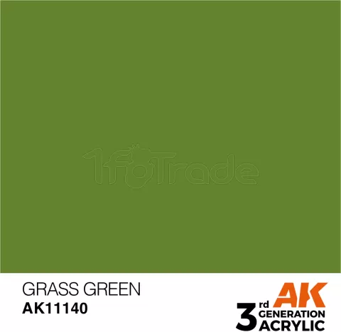 Photo de Ak Interactive  Pot de Peinture - Grass Green (17 ml)