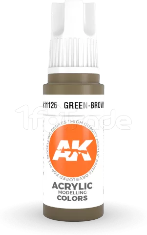 Photo de Ak Interactive  Pot de Peinture - Green-Brown (17 ml)