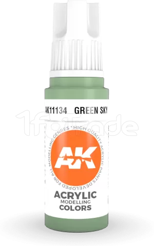 Photo de Ak Interactive  Pot de Peinture - Green Sky (17 ml)