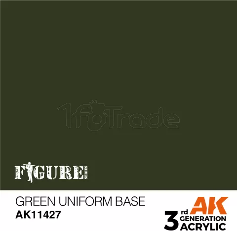 Photo de Ak Interactive  Pot de Peinture - Green Uniform Base  (17 ml)