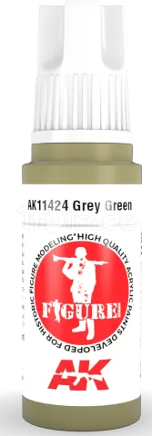 Photo de Ak Interactive  Pot de Peinture - Grey Green (17 ml)