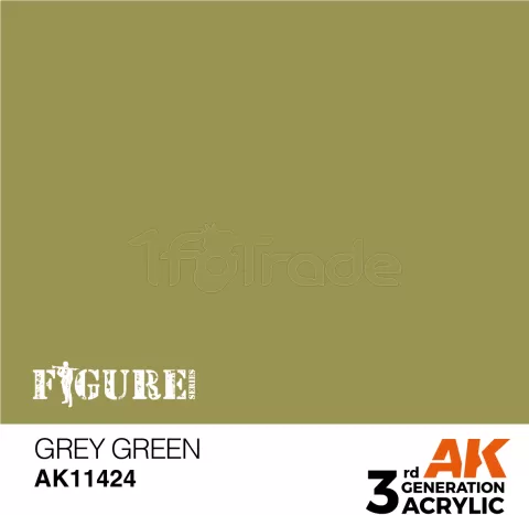 Photo de Ak Interactive  Pot de Peinture - Grey Green (17 ml)