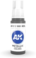 Photo de Ak Interactive  Pot de Peinture - Gun Metal (17 ml)