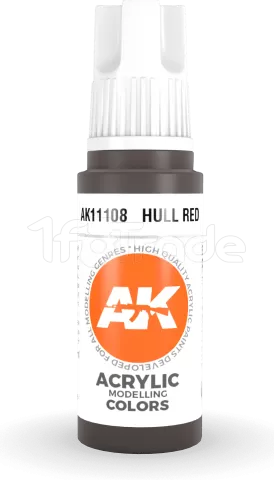 Photo de Ak Interactive  Pot de Peinture - Hull Red (17 ml)