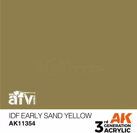 Photo de Ak Interactive  Pot de Peinture - Idf Early Sand Yellow (17 ml)