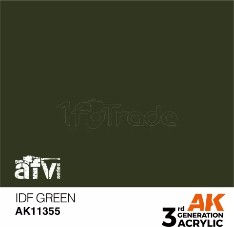 Photo de Ak Interactive  Pot de Peinture - Idf Green (17 ml)