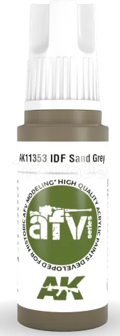 Photo de Ak Interactive  Pot de Peinture - Idf Sand Grey 1970S-1980S (17 ml)