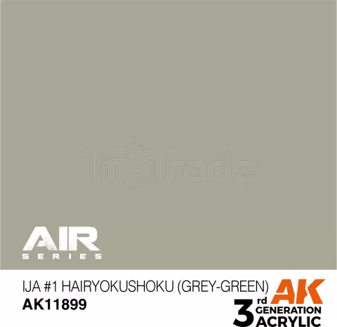 Photo de Ak Interactive  Pot de Peinture - Ija #1 Hairyokushoku (Grey-Green)