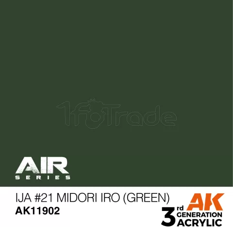 Photo de Ak Interactive  Pot de Peinture - Ija #21 Midori Iro (Green)