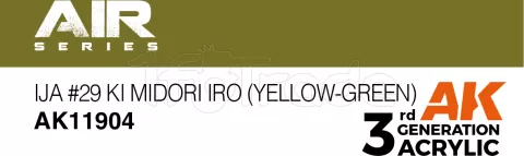 Photo de Ak Interactive  Pot de Peinture - Ija #29 Ki Midori Iro (Yellow-Green)