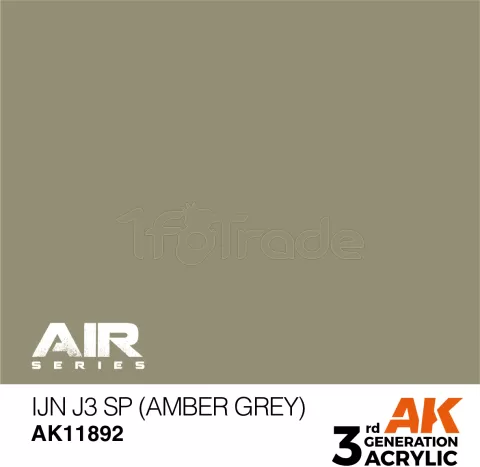 Photo de Ak Interactive  Pot de Peinture - Ijn J3 Sp (Amber Grey)