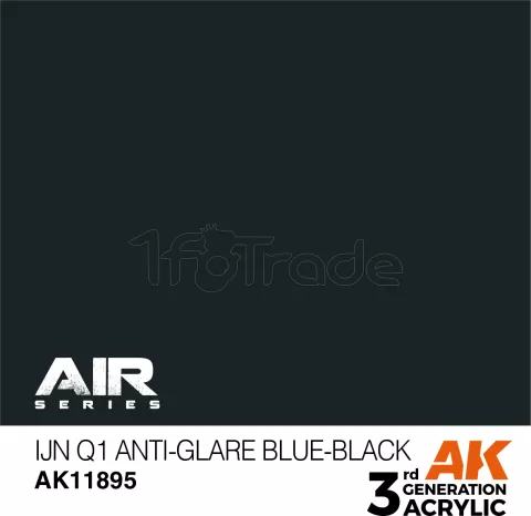 Photo de Ak Interactive  Pot de Peinture - Ijn Q1 Anti-Glare Blue-Black