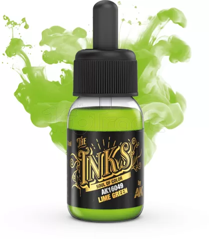 Photo de Ak Interactive  Pot de Peinture - Inks Lime Green (30 ml)