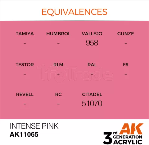 Photo de Ak Interactive  Pot de Peinture - Intense Pink (17 ml)